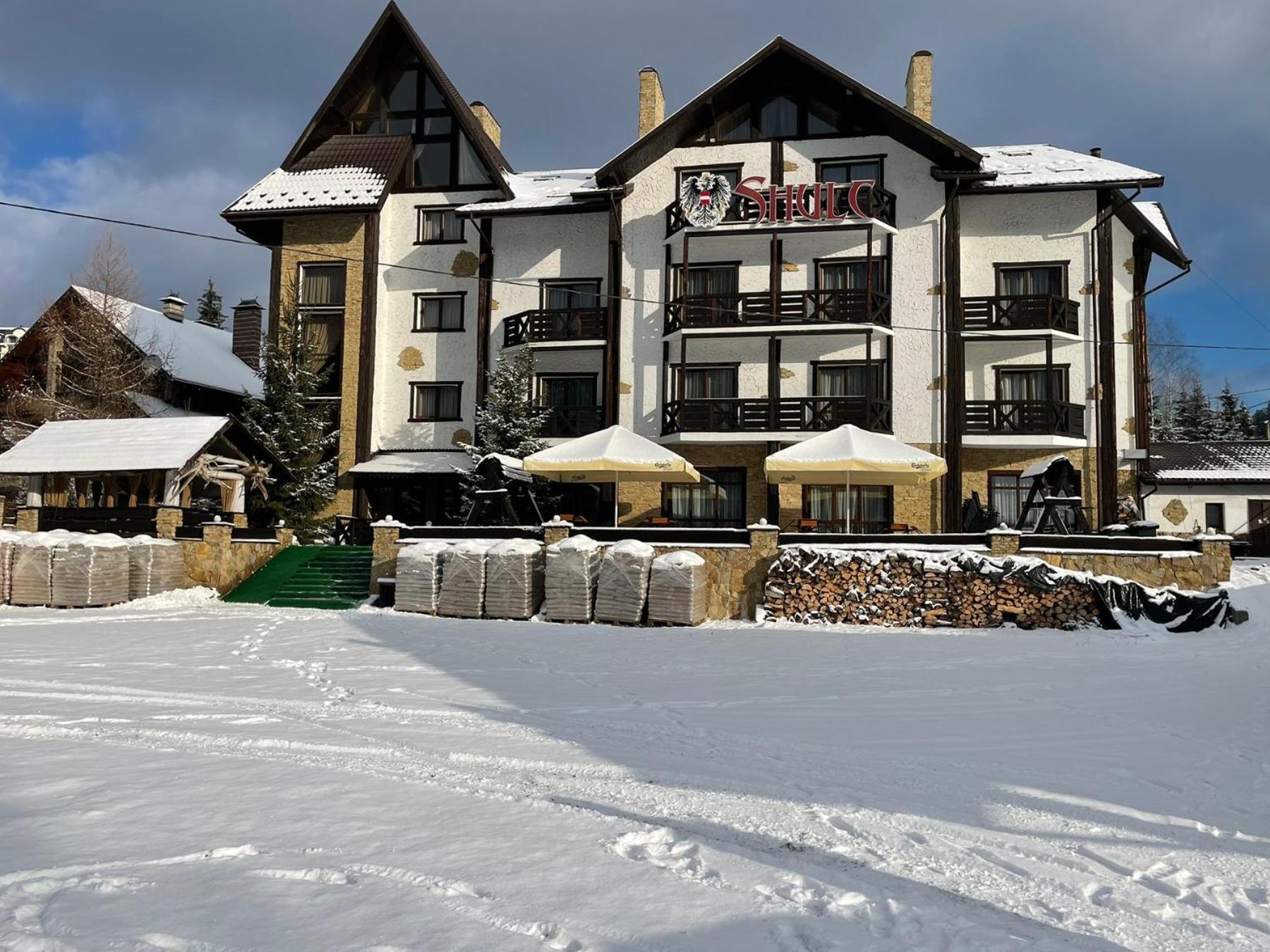 Hotel Shulc Bukovel Esterno foto